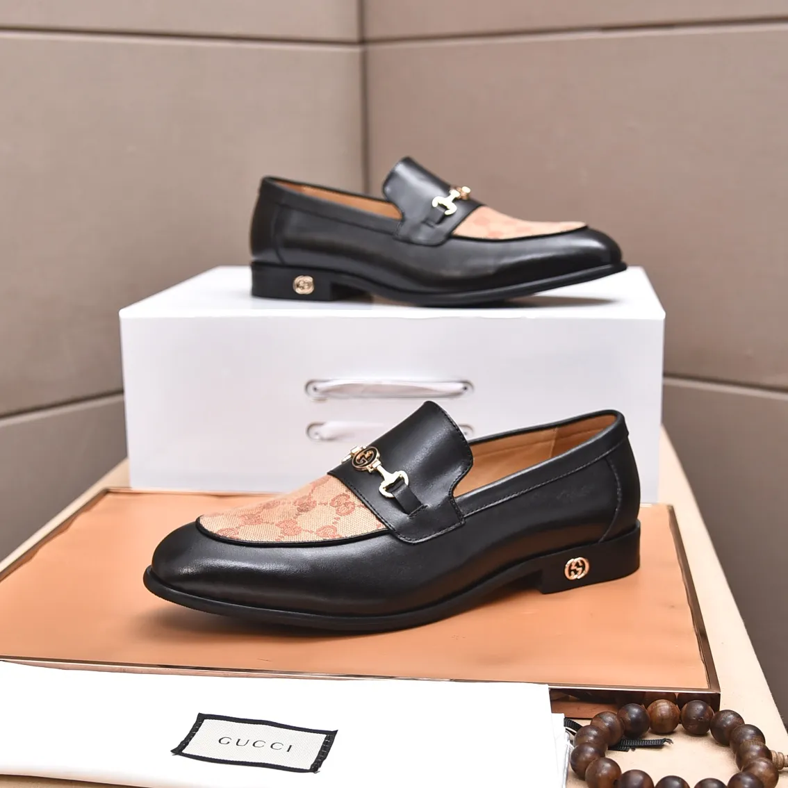 Men's shoes💰480📛📛Original (water-dyed cow lining) Gucci GUCCI official website formal shoes🌀 Italian🇮🇹imported cowhide➕top imported water-dyed cowhide lining💋Finely handmade original bottom, the real thing looks better when photographed in person Standard size 38-44